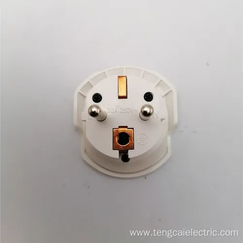 European Grounded Power Plug Adapter Converter